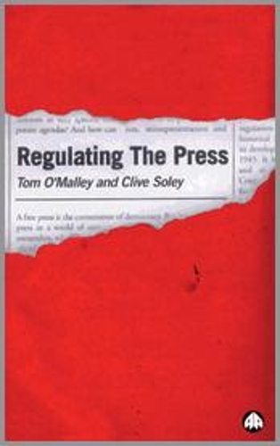 Паперова книга «Regulating the Press», автор Клайв Солей - фото №1