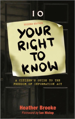 Бумажная книга «Your Right to Know: A Citizen's Guide to the Freedom of Information Act», автор Хизер Брук - фото №1
