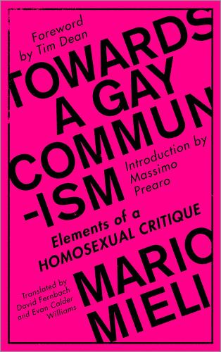 Бумажная книга «Towards a Gay Communism: Elements of a Homosexual Critique», автор Марио Миели - фото №1