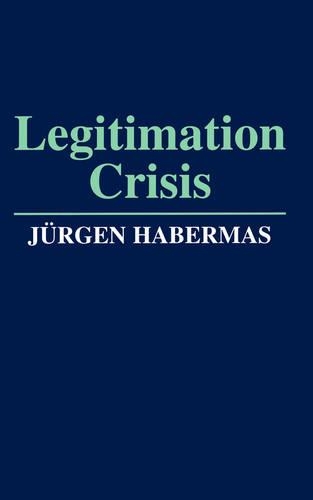 Паперова книга «Legitimation Crisis», автор Юрген Хабермас - фото №1