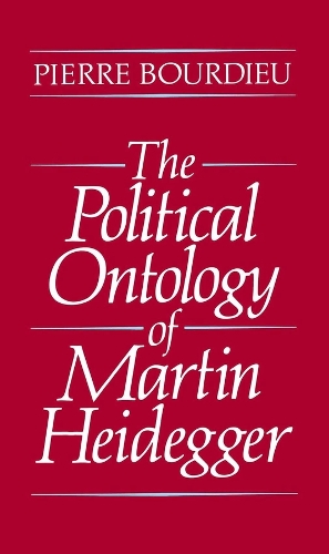 Бумажная книга «The Political Ontology of Martin Heidegger», автор Пьер Бурдье - фото №1