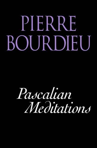 Бумажная книга «Pascalian Meditations», автор Пьер Бурдье - фото №1