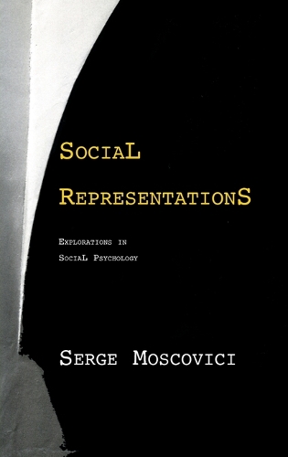 Паперова книга «Social Representations: Explorations in Social Psychology», автор Серж Московічі - фото №1