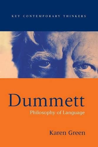 Паперова книга «Dummett: Philosophy of Language», автор Карен Грін - фото №1