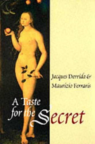 Бумажная книга «A Taste for the Secret», автор Жак Деррида - фото №1