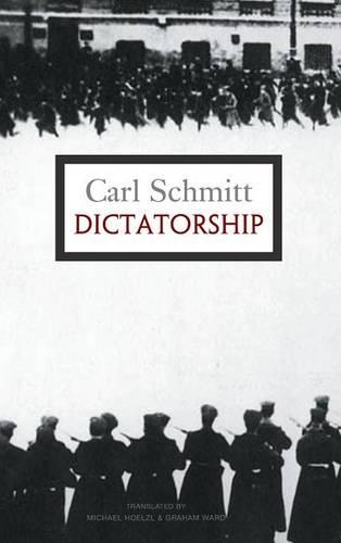 Бумажная книга «Dictatorship», автор Карл Шмитт - фото №1