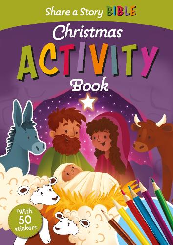 Паперова книга «Share a Story Bible Christmas Activity Book», автор Дебора Лок - фото №1