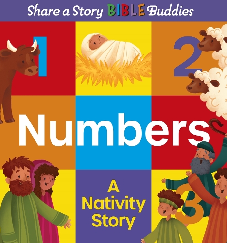 Паперова книга «Share a Story Bible Buddies Numbers: A Nativity Story», автор Карен Розаріо Інгерслев - фото №1