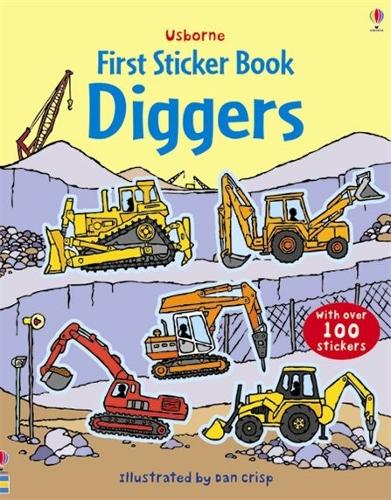 [object Object] «First Sticker Book Diggers», автор Сэм Тэплин - фото №1