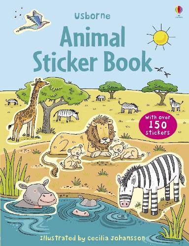 Бумажная книга «First Sticker Book Animals», автор Джессика Гринвелл - фото №1