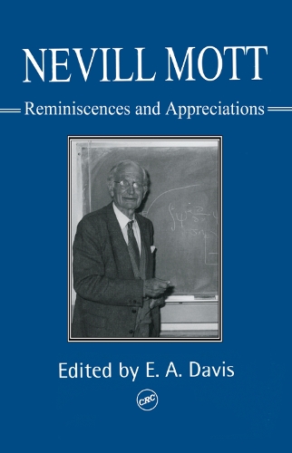 Паперова книга «Nevill Mott: Reminiscences And Appreciations», автор Е. А. Девіс - фото №1