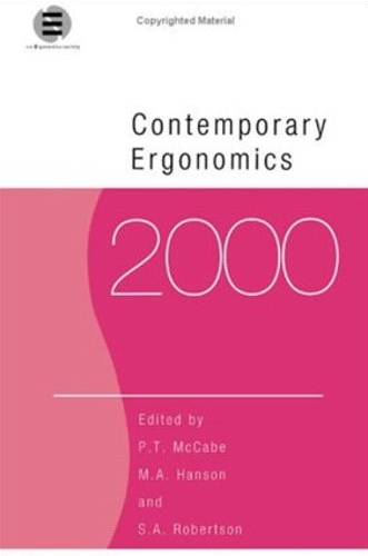 Паперова книга «Contemporary Ergonomics 2000» - фото №1