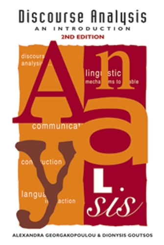 Бумажная книга «Discourse Analysis: An Introduction», авторов Александра Георгикопулу, Дионисис Гутсос - фото №1