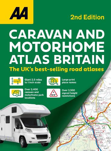 Бумажная книга «AA Caravan & Motorhome Atlas Britain» - фото №1