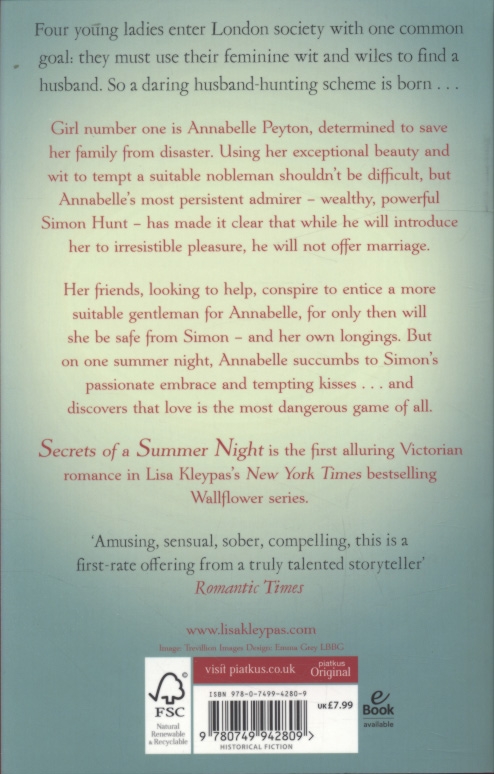 Бумажная книга «Secrets Of A Summer Night», автор Лиза Клейпас - фото №1