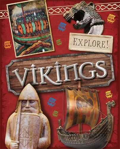 Паперова книга «Explore!: Vikings», автор Джейн Бінгем - фото №1