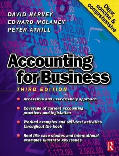 Паперова книга «Accounting for Business», авторів Едвард МакЛейні, Пітер Атрілл - фото №1