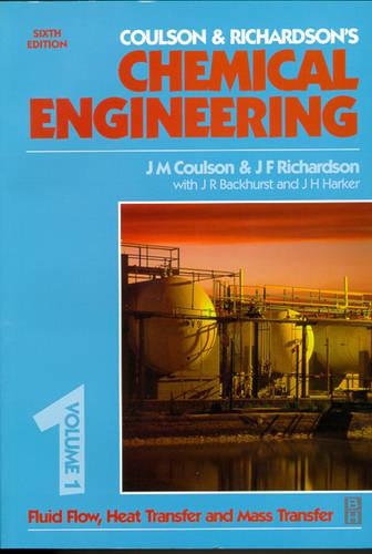 Бумажная книга «Chemical Engineering Volume 1: Fluid Flow, Heat Transfer and Mass Transfer», авторов Джей Харкер, Дж Р Бэкхерст, Дж. Ф. Ричардсон, Дж. М. Коулсон - фото №1