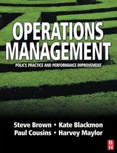 Паперова книга «Operations Management», авторів Гарві Мейлор, Кейт Блекмон, Пол Казінс, Стів Браун - фото №1