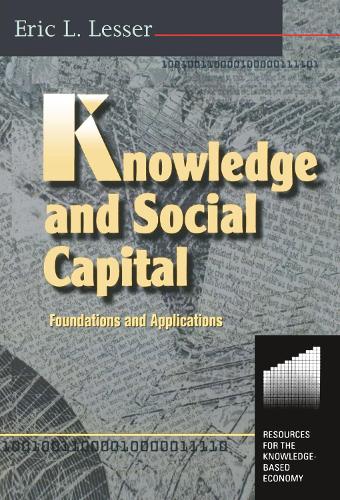 Паперова книга «Knowledge and Social Capital», автор Ерік Лессер - фото №1