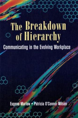 Бумажная книга «The Breakdown of Hierarchy», автор Юджин Марлоу - фото №1