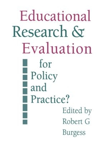 Паперова книга «Education Research and Evaluation: For Policy and Practice?», автор Роберт Г. Берджесс - фото №1