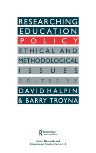 Паперова книга «Researching education policy: Ethical and methodological issues» - фото №1