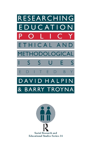 Бумажная книга «Researching education policy: Ethical and methodological issues» - фото №1