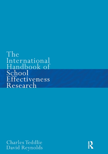 Бумажная книга «The International Handbook of School Effectiveness Research», авторов Чарльз Теддли, Дэвид Рейнольдс - фото №1