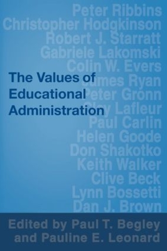 Паперова книга «The Values of Educational Administration: A Book of Readings» - фото №1