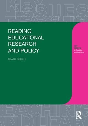Паперова книга «Reading Educational Research and Policy», автор Девід Скотт - фото №1