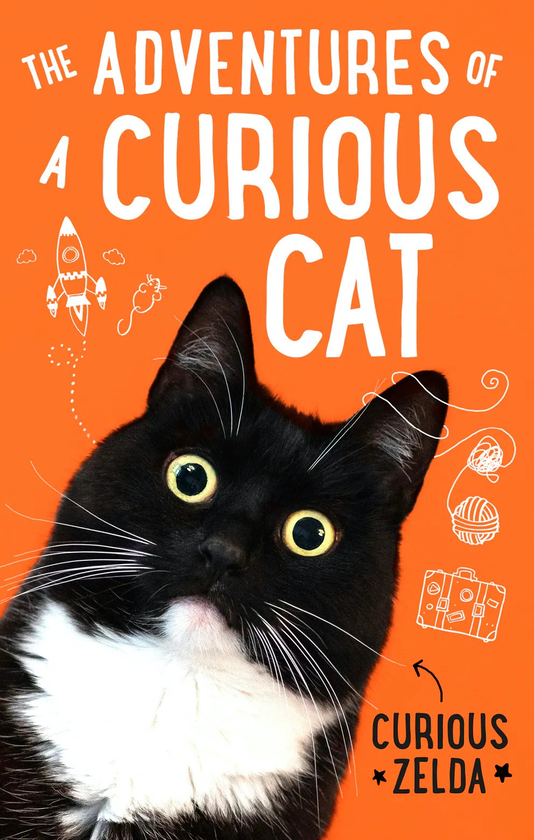 Паперова книга «The Adventures of a Curious Cat», автор Зельда - фото №1