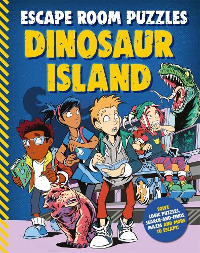 Бумажная книга «Escape Room Puzzles: Dinosaur Island», автор Kingfisher - фото №1