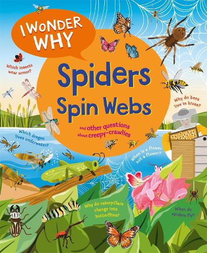 Бумажная книга «I Wonder Why Spiders Spin Webs: And other questions about creepy-crawlies» - фото №1