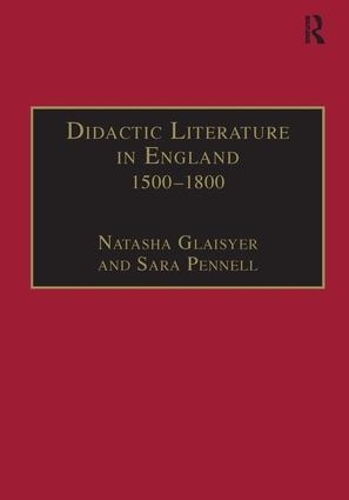 Бумажная книга «Didactic Literature in England 1500–1800: Expertise Constructed», автор Сара Пеннелл - фото №1