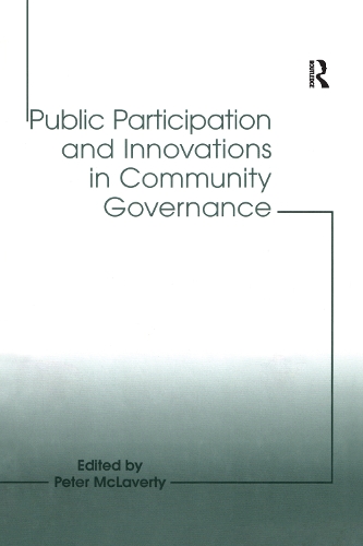 Паперова книга «Public Participation and Innovations in Community Governance» - фото №1
