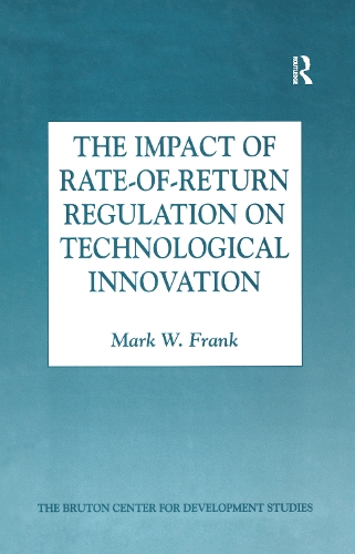 Паперова книга «The Impact of Rate-of-Return Regulation on Technological Innovation», автор Марк В. Френк - фото №1