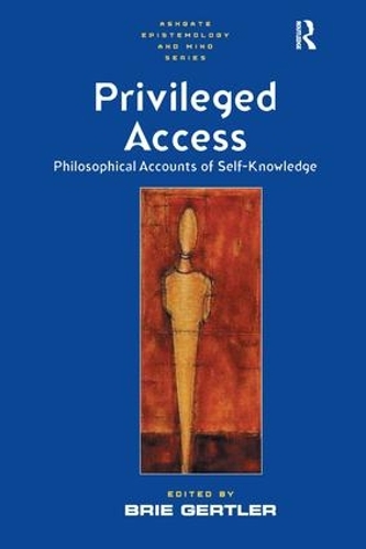 Паперова книга «Privileged Access: Philosophical Accounts of Self-Knowledge» - фото №1