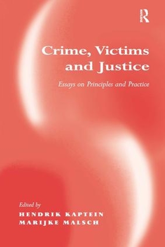 Паперова книга «Crime, Victims and Justice: Essays on Principles and Practice», автор Марійке Мальш - фото №1