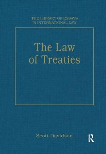 Бумажная книга «The Law of Treaties» - фото №1