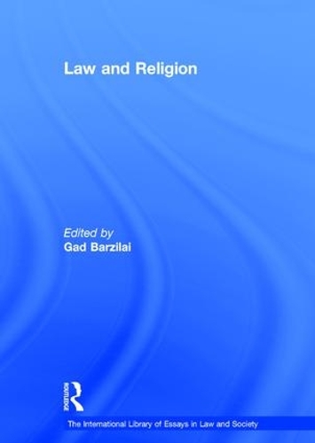 Паперова книга «Law and Religion» - фото №1