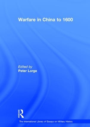 Паперова книга «Warfare in China to 1600» - фото №1