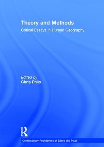 Паперова книга «Theory and Methods: Critical Essays in Human Geography» - фото №1