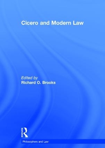 Бумажная книга «Cicero and Modern Law» - фото №1