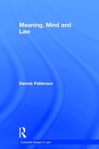 Паперова книга «Meaning, Mind and Law», автор Денніс Паттерсон - фото №1