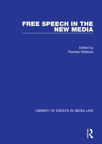 Паперова книга «Free Speech in the New Media» - фото №1