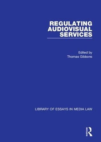 Паперова книга «Regulating Audiovisual Services» - фото №1