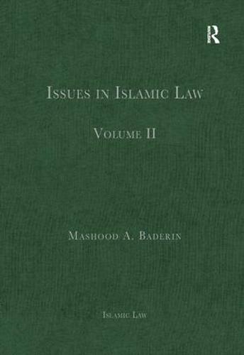Бумажная книга «Issues in Islamic Law: Volume II» - фото №1