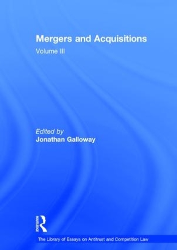 Бумажная книга «Mergers and Acquisitions: Volume III» - фото №1