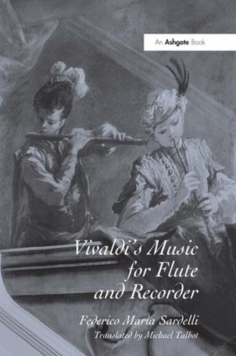 Паперова книга «Vivaldi's Music for Flute and Recorder», автор Федеріко Марія Сарделлі - фото №1